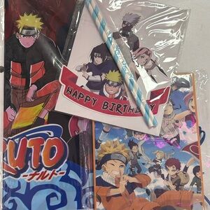Anima grab bag plates cups party supplies Naruto